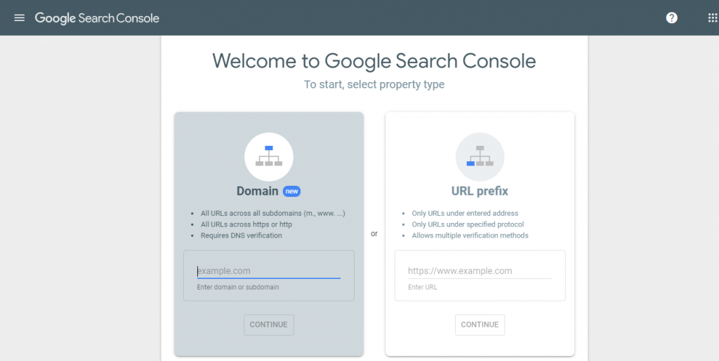Integration of search console 