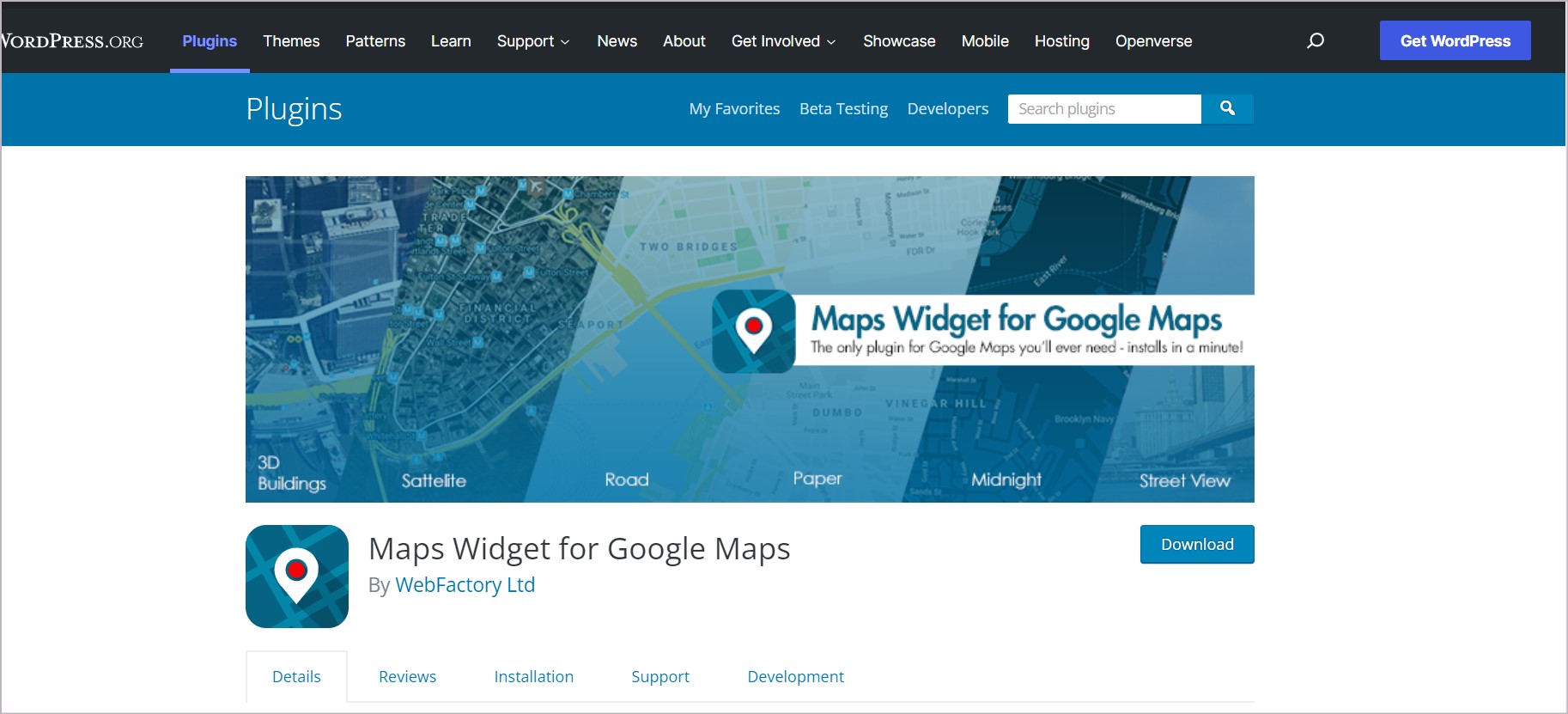 Map widget
