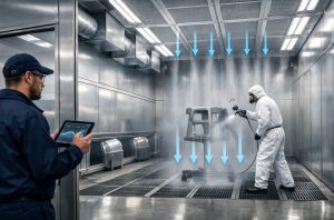 Airflow Management Inside an Efficient Spray Booth